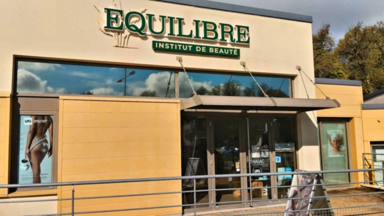 Façade de l'institut de beauté équilibre à pirey
