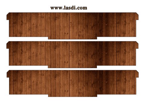 château fort en carton à imprimer grands plancher intérieur bois