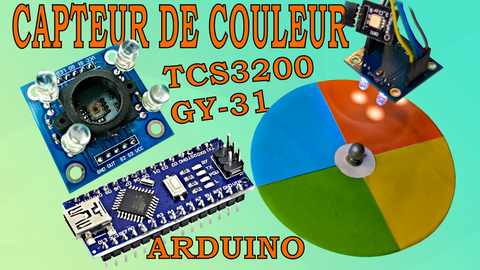 arduino capteur de couleur tcs3200 gy-31
