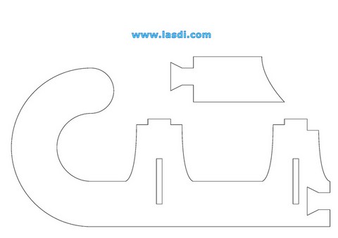 luge apéritif en carton à imprimer grand modèle page 1