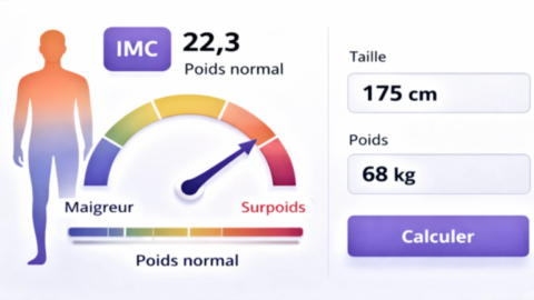Suivi santé avec graphique d’évolution des données