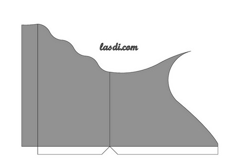 range-courrier en carton à imprimer modèle gris coté droit