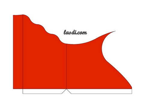 range-courrier en carton à imprimer modèle rouge coté droit