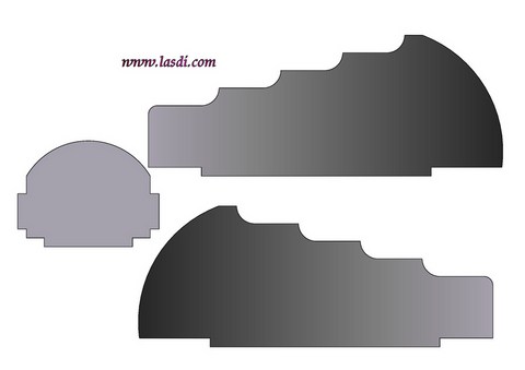 range télécommande en carton à imprimer textures gris