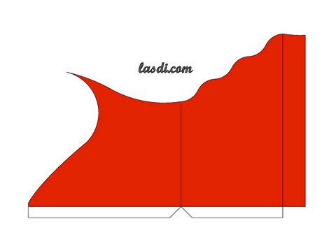 range-courrier en carton à imprimer modèle rouge coté droit