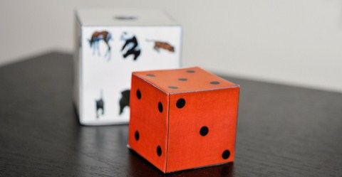 création d'un cube en papier, DIY