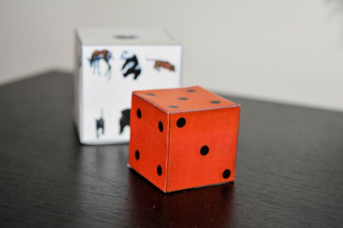création de cube papier