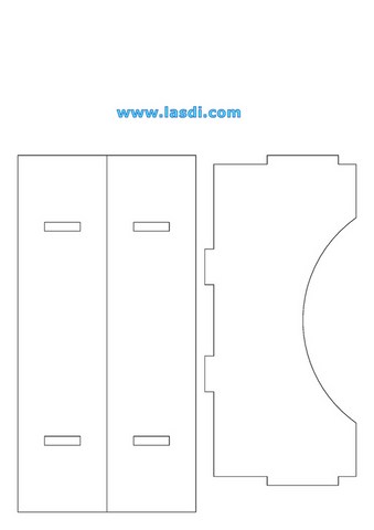 luge apéritif en carton à imprimer petit modèle page 2