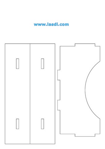 luge apéritif en carton à imprimer petit modèle page 3