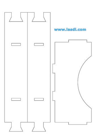 luge apéritif en carton à imprimer rallonge page 2