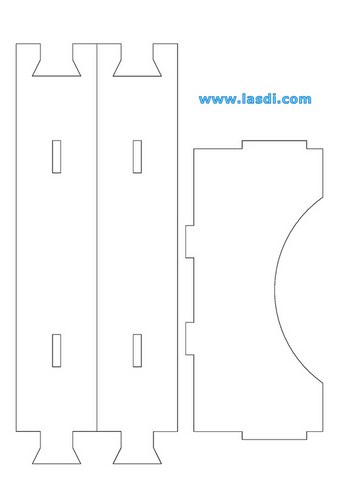 luge apéritif en carton à imprimer rallonge page 3