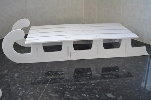 luge apéritif en carton à imprimer grand modèle structure finale