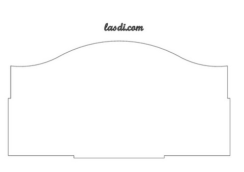 range-courrier en carton à imprimer structure face 2