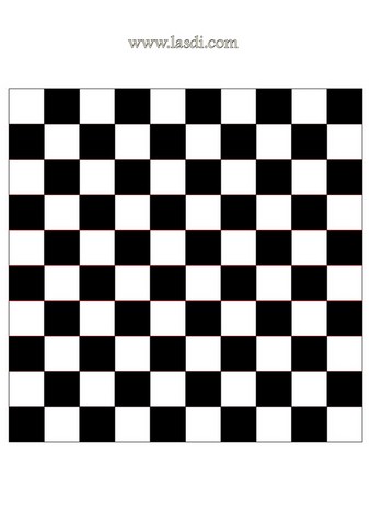 jeu de dames en carton à imprimer plateau noir et blanc