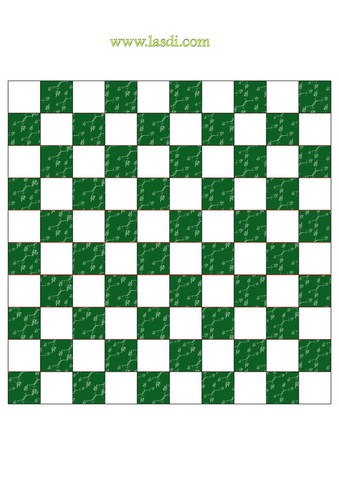 jeu de dames en carton à imprimer damier vert