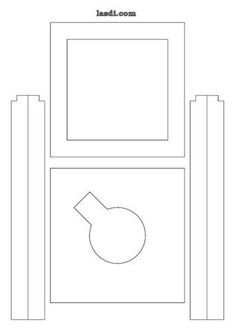 lanterne chinoise en carton à imprimer support LED
