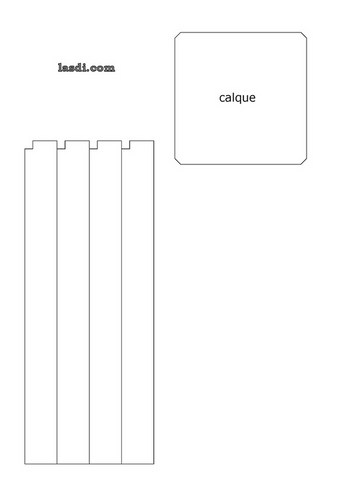lanterne chinoise en carton à imprimer structure