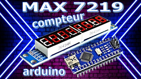 arduino compteur décompteur max7219