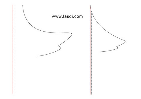 sapin de noël en carton à imprimer gabarit 6