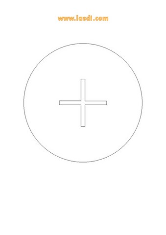 présentoir sapin de noël en carton à imprimer rond 3