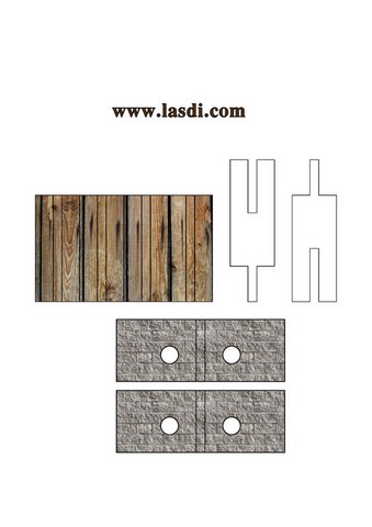 château fort en carton à imprimer éléments du pont levis