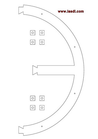 grande roue en carton à imprimer roue partie 2