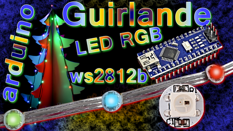 guirlande led ws2812b ou ruban led