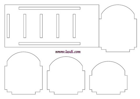 range télécommande en carton à imprimer base et séparateurs