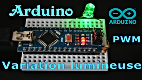 arduino pwm controle luminosite led analogwrite